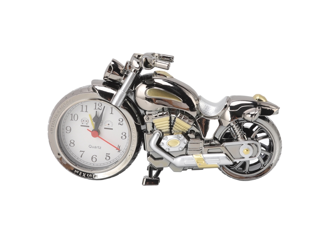 Relógio De Alarme Moto Vintage Com Função Infantil