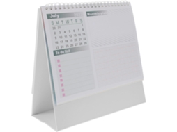 Calendário de Mesa Dobrável Amosfun, Organizador para Planejamento Mensal, Agenda Prática. 20,70 X 20,50 8,00