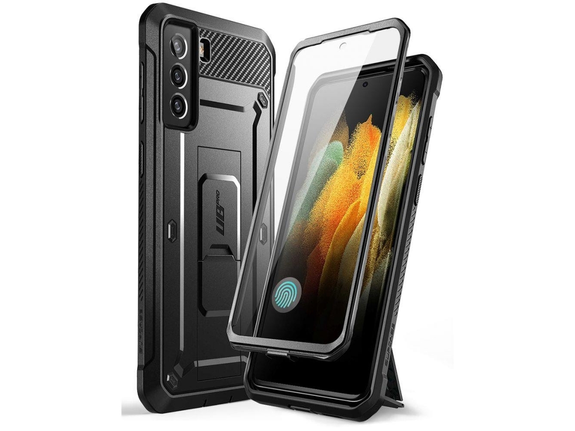 Capa SUPCASE Unicorn Beetle Pro Galaxy S21 Fe Preto