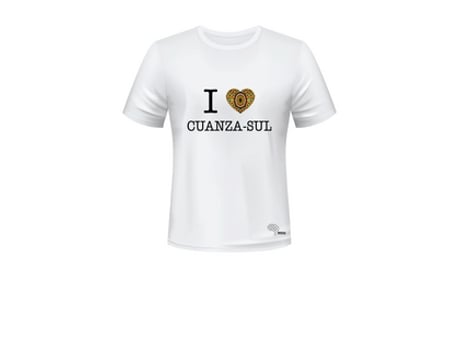T-shirt Unissexo MESSU I Love Cuanza-Sul XXL