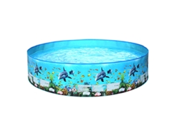Piscina de plástico dura, não inflável, plegável, redonda, para bebês, crianças, adultos | S/MARCA