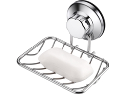 KOFIHETY Porta Sabonete Para Banheiro E Cozinha Com Ventosa De Alta Suceção Em Aço Inoxidável Antiferrugem