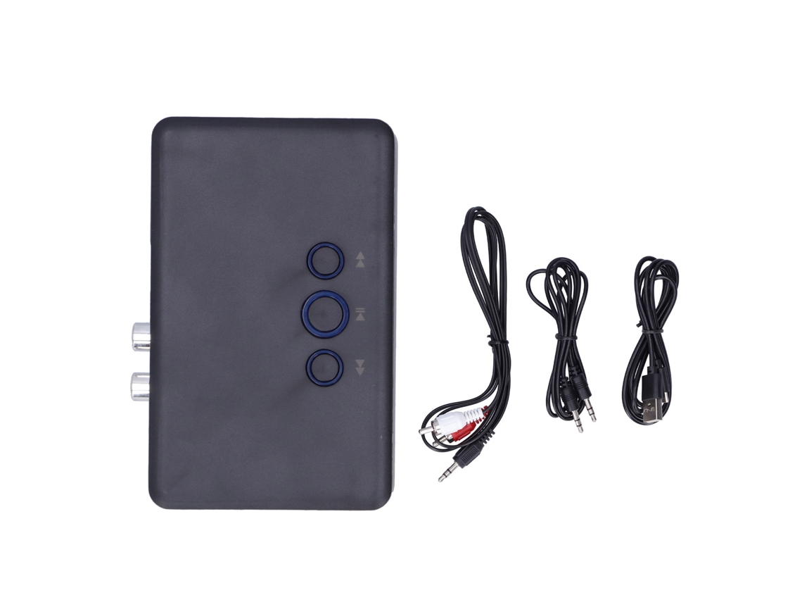 Mali receptor de Áudio Bluetooth 5.0 Sem Fio com Cabo de Carregamento Usb Alcance Efetivo 15m/49.2ft