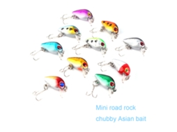 Isqueiro Minnow Plástico para Pesca 10un