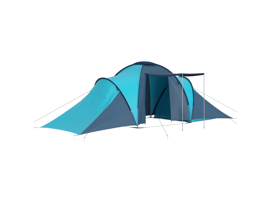 Tenda De Campismo 6 Pessoas Vidaxl Azul E Azul-claro