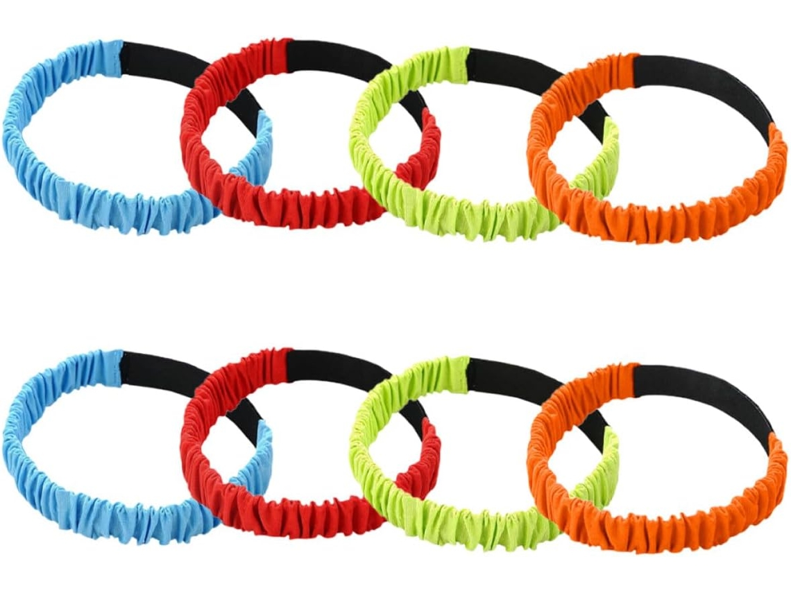 Mikinona Conjunto De 8-faixas Elásticas Para Corrida Pernas Com Tiras Tecido Oxford Em Cores Vibrantes