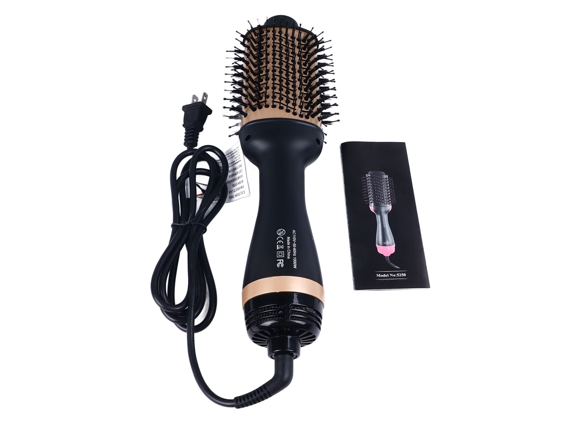 Pente Secador De Cabelo Com 3 Níveis De Temperatura 1000w Reduz Estática Pente Ar Quente Para Modelagem