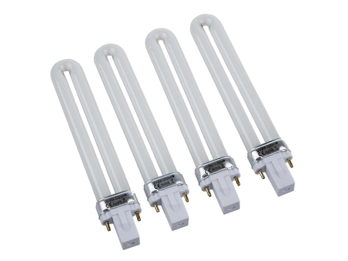 Lâmpada Uv Tsts--9w Para Secagem De Gel De Unhas, Pacote Com 4 Unidades