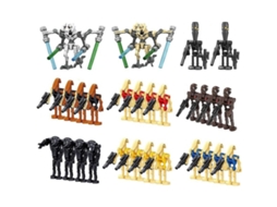 Lurelia Conjunto De 28 Soldados, Generais E Droides Com Acessórios, Minifiguras De Blocos