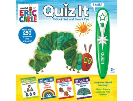 Livro World Of Eric Carle Quiz It 4-book Set And Smart Pen De Pi Kids (inglês)