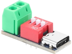 Placa De Teste De Carregamento Rápido Pd Qc Usb Type-c 5 20v Com Ajuste Preciso De Tensão.
