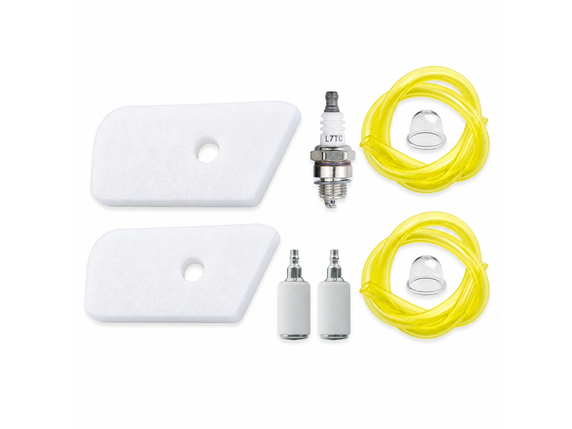 Kit De Manutenção Para Roçadora Compatível Com Husqvarna 124l 125l 128l 124c 125c, Filtro De Ar 530150253