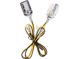 Conjunto De 2 Peças De Piscas Para Guidão E Lanternas Traseiras De Motocicletas E Scooters.