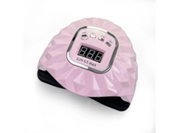 Secador De Unhas Com 45 Lâmpadas Uv/led, Temporizador De 4 Velocidades E Função De Secagem Em Gel, Cor Rosa