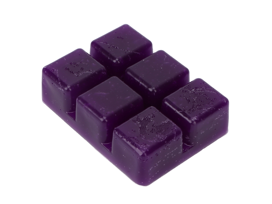 Pastilhas de cera de soja para aromaterapia, 70g, com aroma de lavanda.
