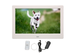 Aetheria quadro Fotográfico Digital 10,1 Polegadas Hd com Rotação Automática, Vídeo, Música e Controle Remoto Us Plug