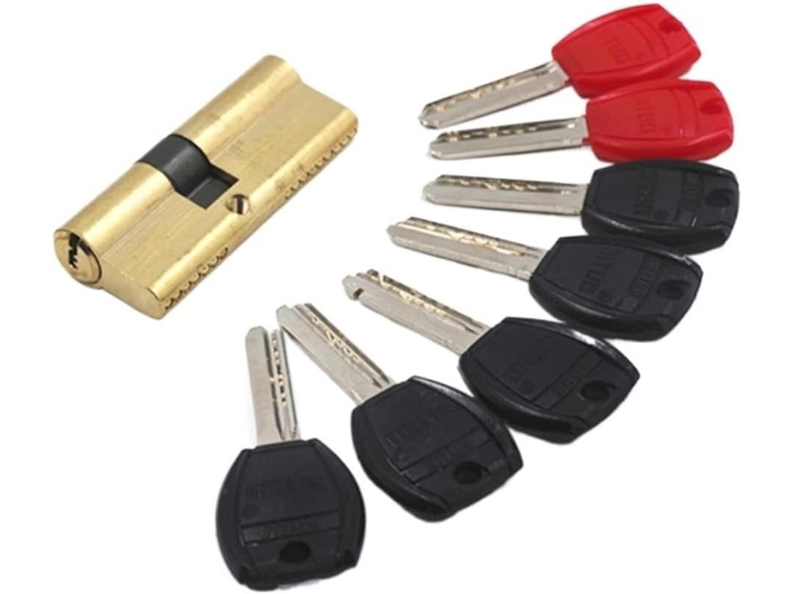 Cilindro de Fechadura Ecentricity 65 5 32 70 90 65 95 80 62 100 110mm, Segurança, Proteção, Anti impacto