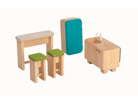 Boneca PLAN TOYS, THE GREEN COMPANY Madeira - Branco - 18,7 x 7,5 x 19,3 cm)