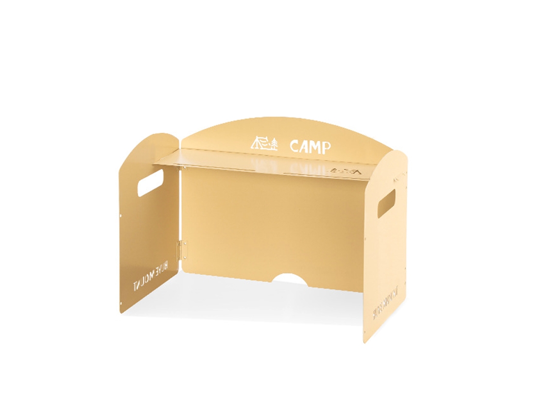 Tela de Proteção Contra o Vento para Fogão de Camping Plegável