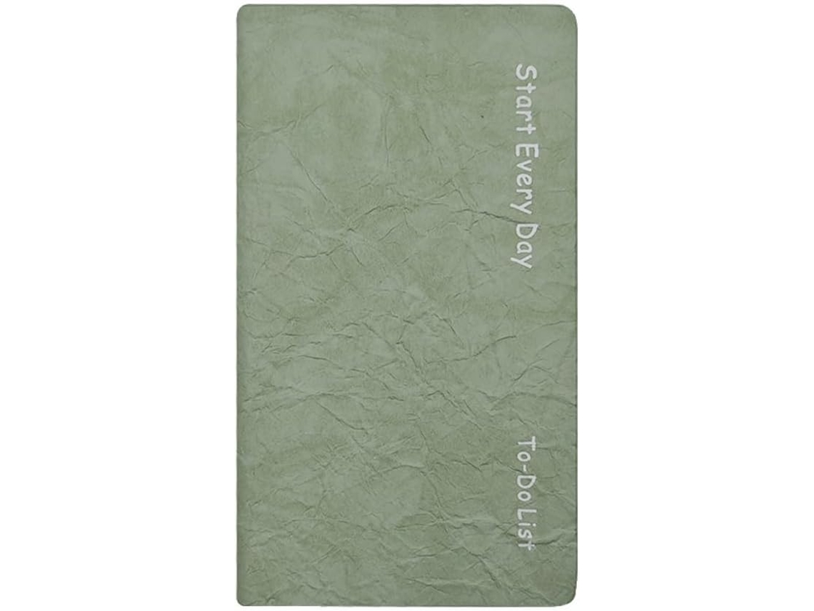 Caderno Organizador Diário Portátil A6 Sem Data, Agenda De Bolso Para Gerenciamento Tempo (verde Claro)-aquaforge