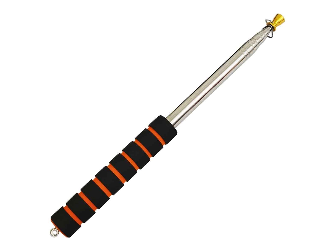 Polo De Bandeira Telescópica Portátil Windsock Pointer, Polo De Bandeira Leve Portátil Extensível Com Alça De Esponja Macia Anti Deslizante Estrutura
