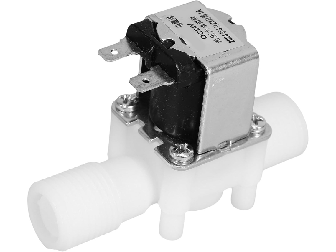 Válvula Solenoide De Água De 20 Mm Normalmente Fechada, Com Rosca Externa, Borracha