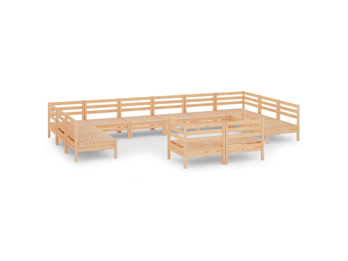Garden Lounge Set, Garden Lounge Sets Vidaxl Marrom Madeira De Pinho (n/a)
