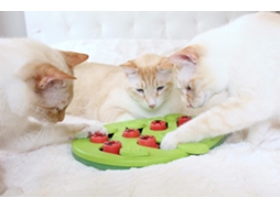Tigela para Ração de Animais de Estimação, para Alimentação Lenta, Fofa de Folha Verde para Alimentação Lenta AQUAFORGE