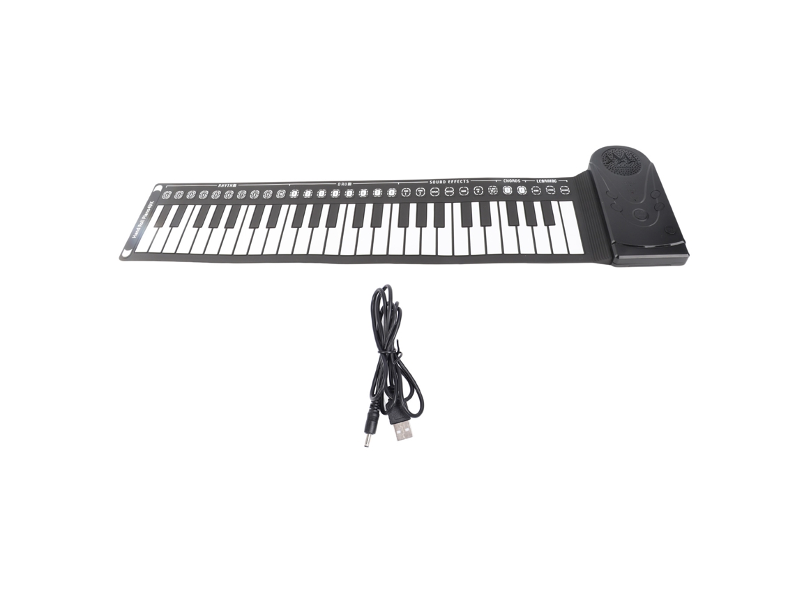 Piano Portátil Com Teclas Flexíveis E 16 Tons