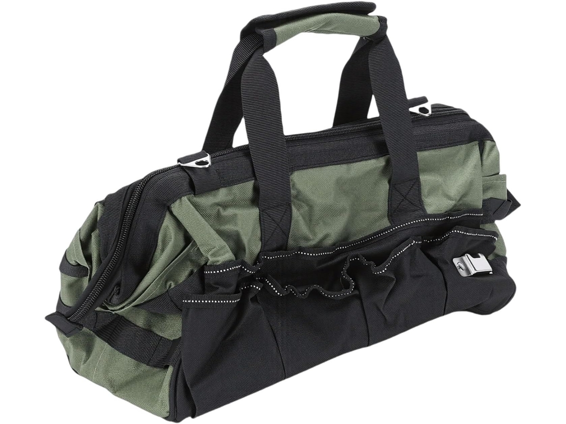 Bolsa Para Ferramentas Resistente De 15 Polegadas, Organizador De Ferramentas Com Vários Bolsos Grande Capacidade