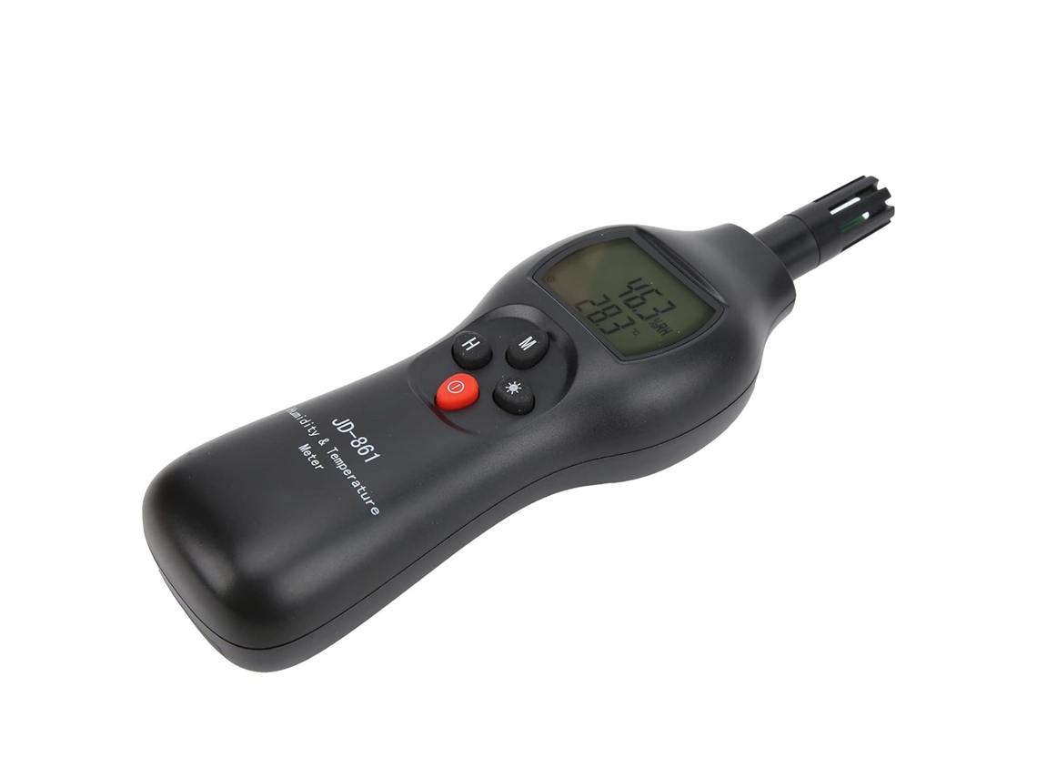 Yctze Jd 861-medidor Portátil Digital De Temperatura E Umidade, Higrômetro E Termômetro Multifuncional, Design