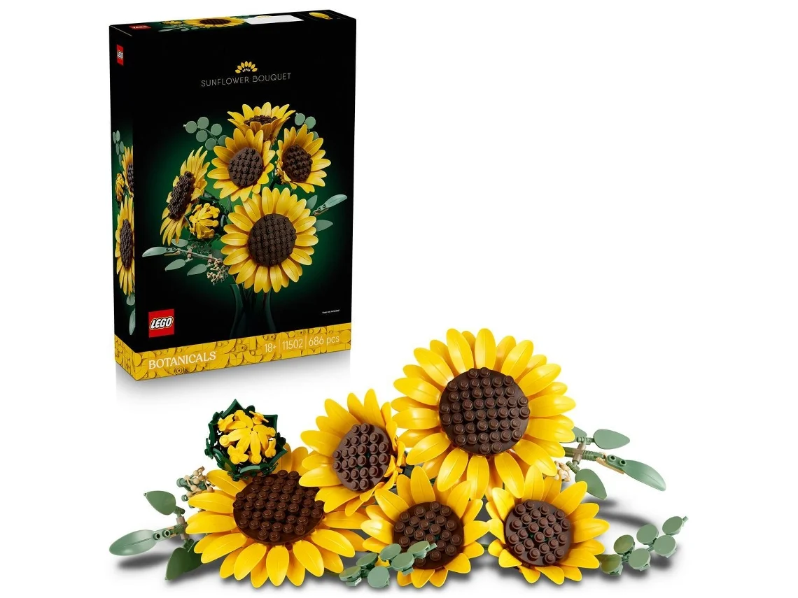 Lego® 11502 Botanicals Ramo De Girassóis Ornamento Floral Decoração - A Partir Dos 18 Anos