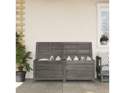 Vidaxl Caixa Arrumação P/ Jardim 150x50x56,5 Cm Abeto Maciço Antracite