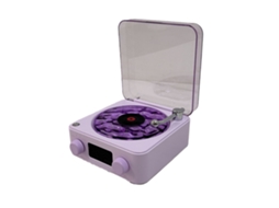 Caixa de Som Bluetooth com Design Retrô de Cd e Gerador de Ruído Branco AQUAFORGE