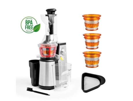 Extrator de Frutas e Vegetais 3 Peneiras Finais de Aço Inoxidável com Pressão Suave Recondicionado KITCHEN COOK