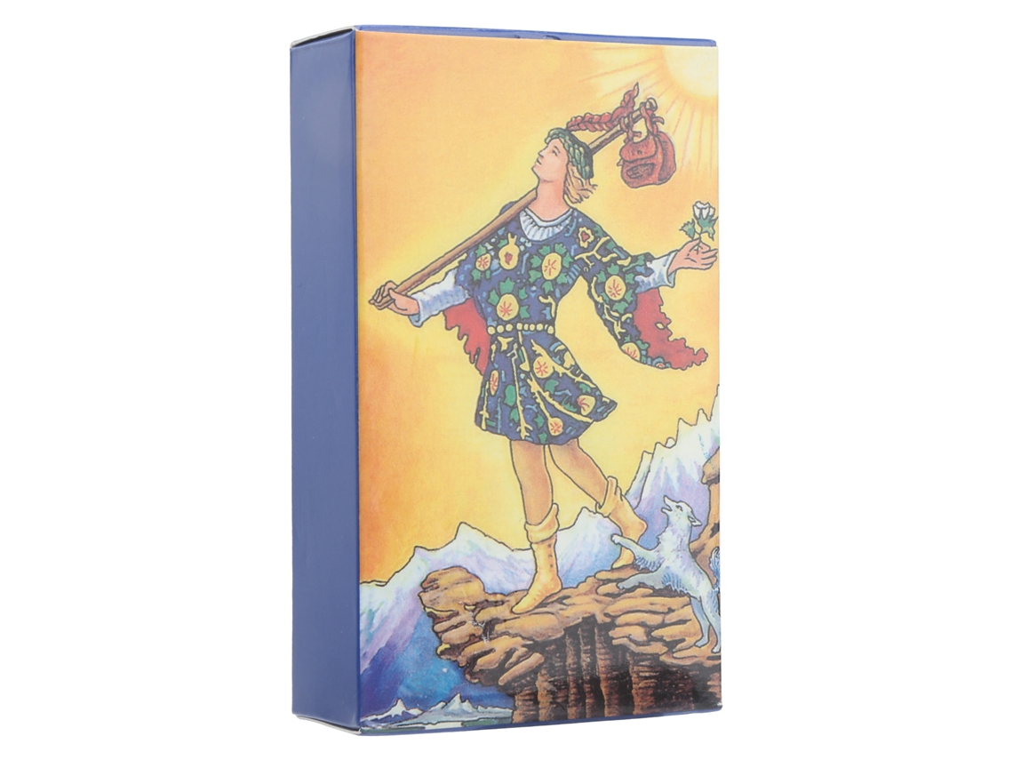 Mali baralho de Tarot com 78 Cartões de Impressão de Cobre para Adivinhação e Jogos Interativos