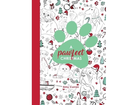 Livro A Pawfect Christmas Colouring Book De Amy L Curran (inglês)