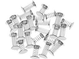 Conjunto De 24 Bases Mola Para Cabeças Boneca, Suportes De Crochê 3cm E 4cm Com Adesivo Nano Duplo, Acessórios Para