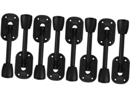 Yardenfun Conjunto De 8 Pés Metal Para Mesas Dobráveis, Pés De Ferro Para Móveis Com Design Fácil Armazenar, Para A