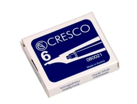 Conjunto De Cartuchos De Tinta Azul 6 Unidades Cresco