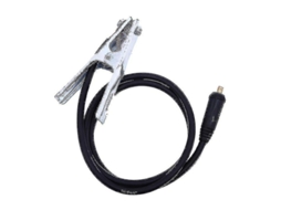 Pinza de Tierra para soldadura, 300A, 1.5m, diâmetro 10mm, cobre, negro | S/MARCA