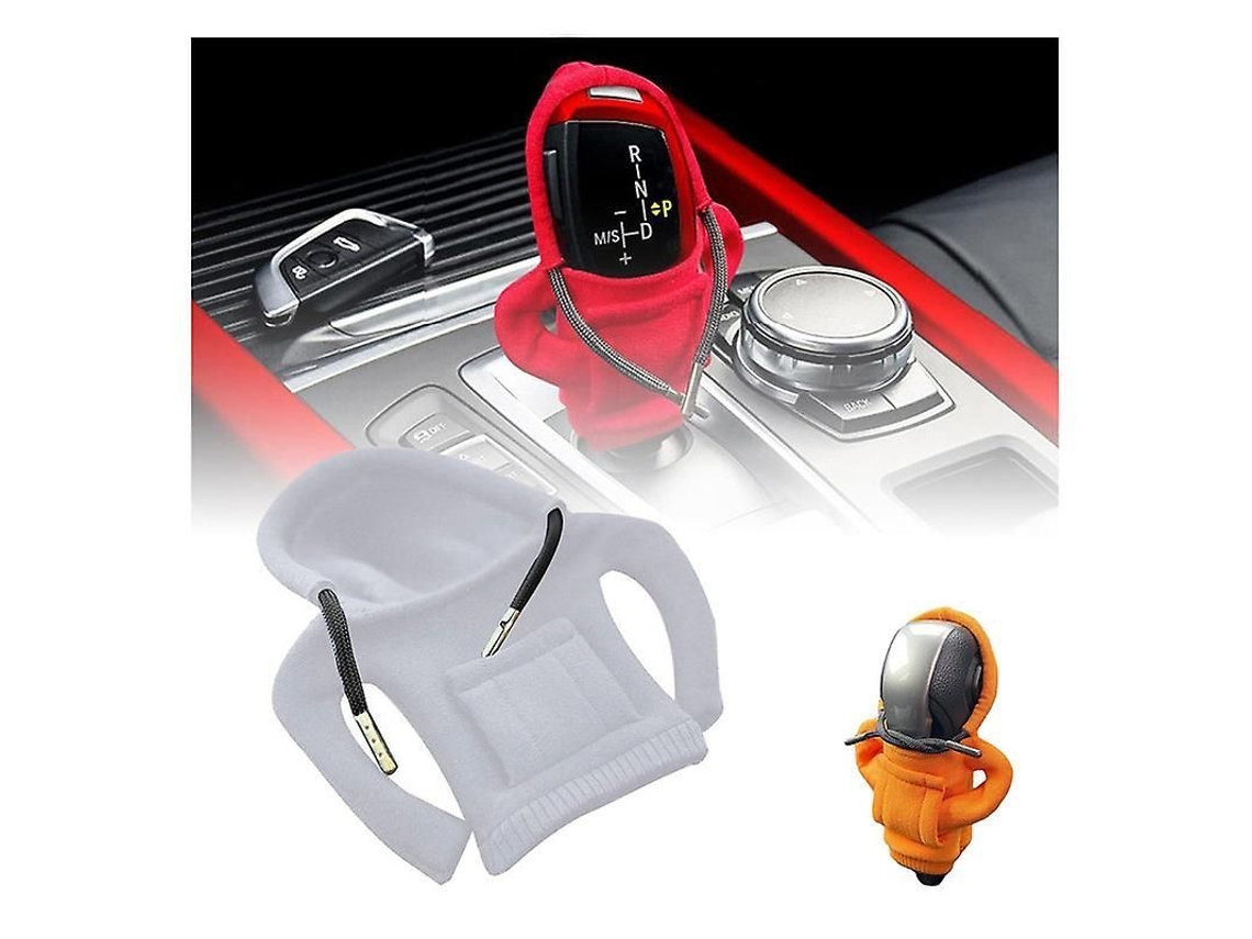 Capinha De Marcha Do Carro Com Capuz Mini Para Interior Automotivo Acessório Estilo E Função Gris