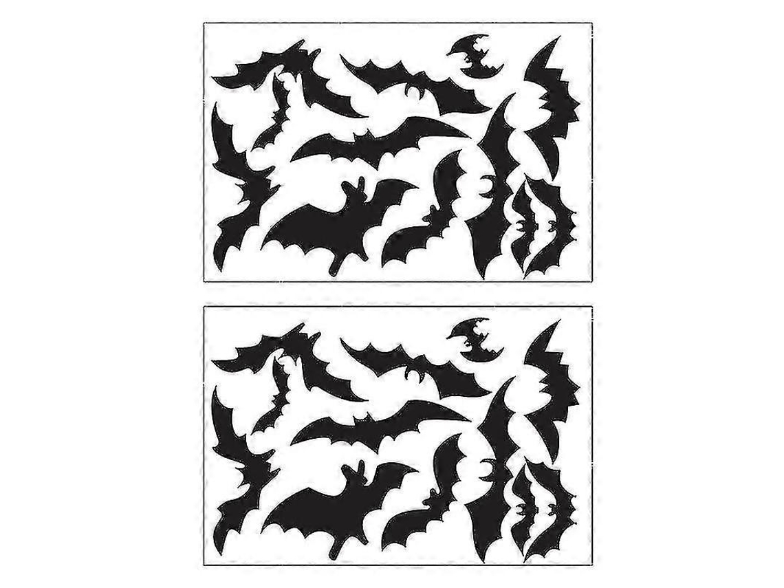 Para 2 Folhas De Adesivos De Halloween Para Decoração De Halloween Ly Ebike