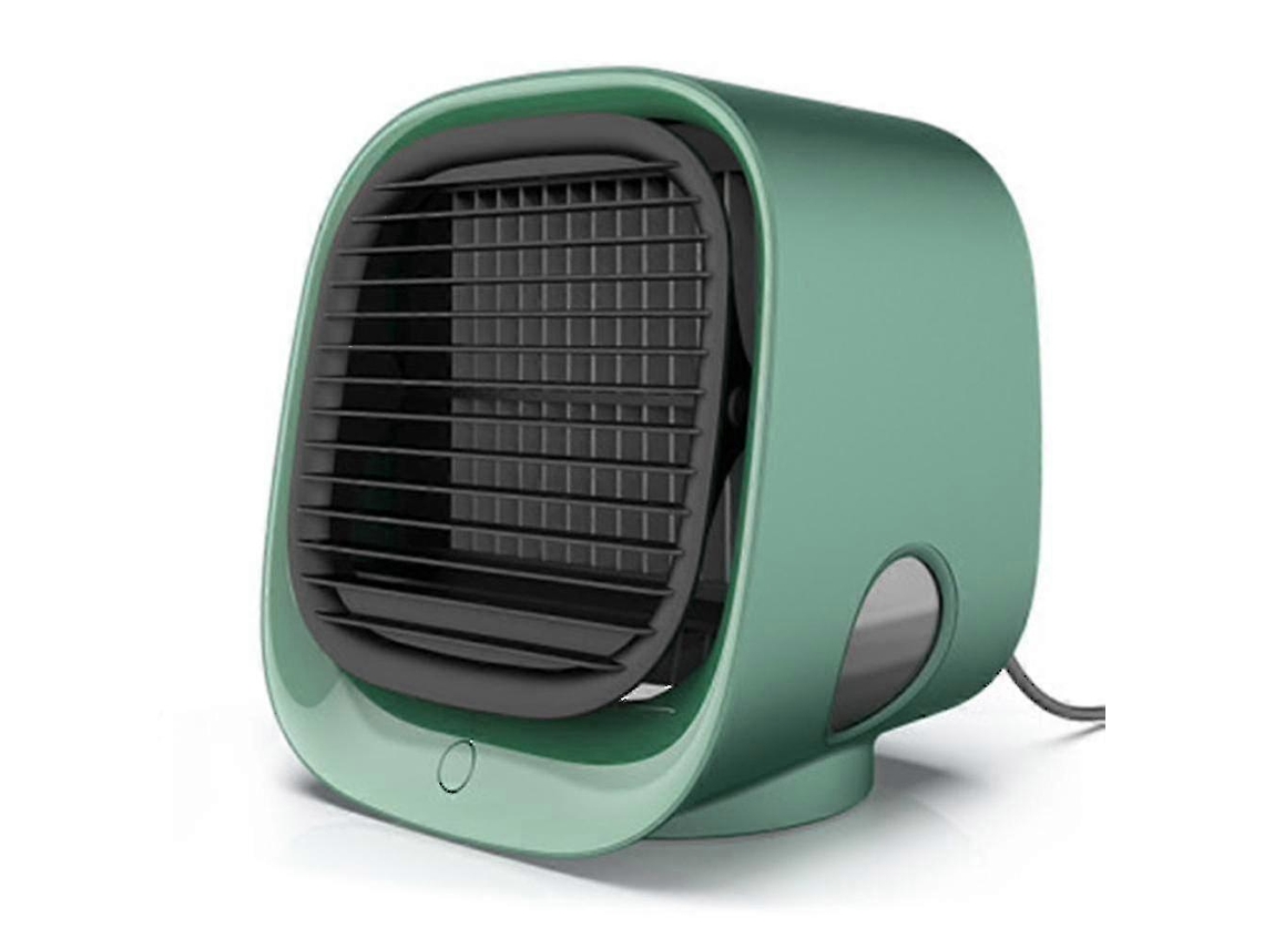 Ar, Condicionado Portátil Compatível Com Espaços Pequenos, Com Luz Multicolorida E 3 Modos( Verde)