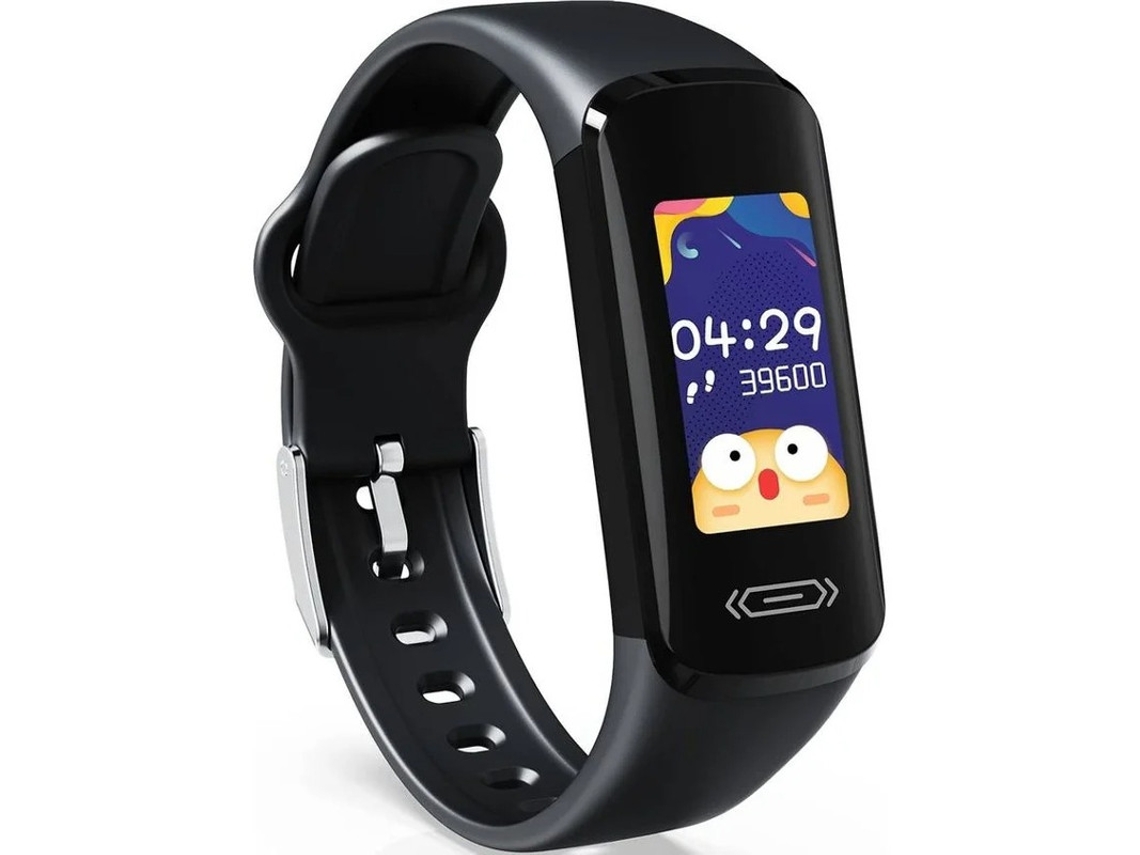 Connected Watch Child Girl Boy Bracelet Monitor Frequência Cardíaca Pedômetro Ip68 Sport Watch Men Women Smartwatch Calorias Android Ios Preto Yizhood