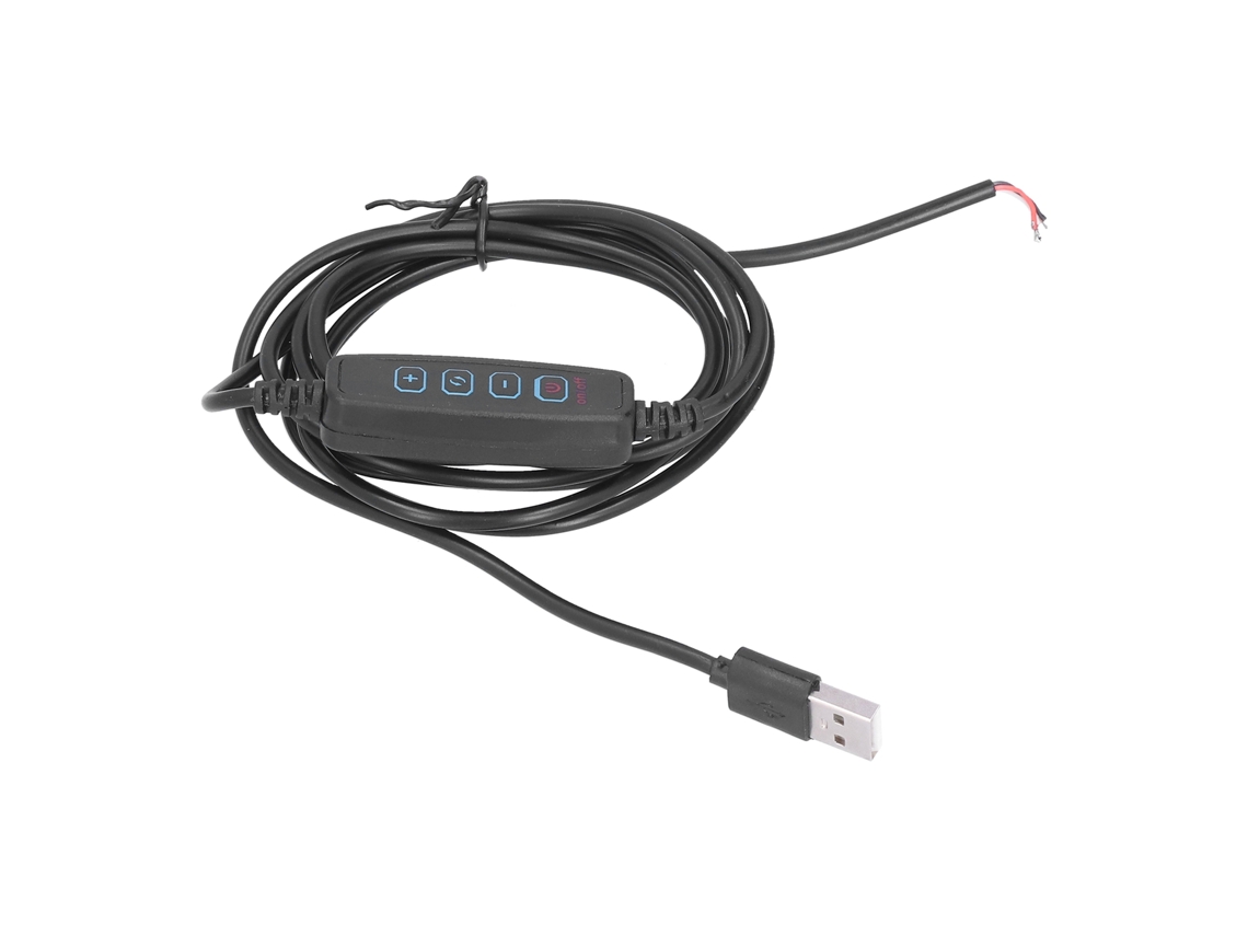 Cabo de Alimentação Usb Universal de 2 M para Lâmpadas Led com Interruptor CHABERLU