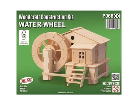 Kit modelo de madeira - QUAY - F40 GT - Kit de construção em madeira FSC - Recomendado para maiores de 7 anos
