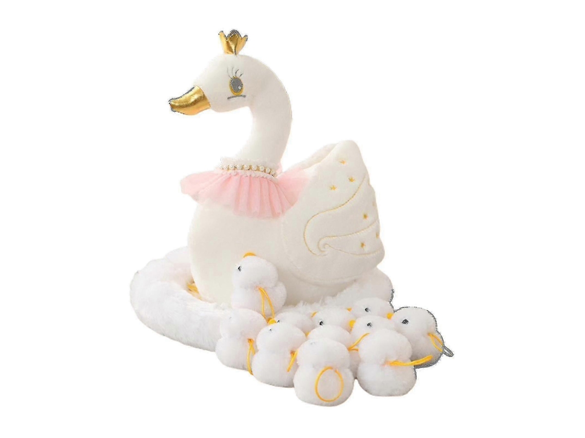Brinquedo De Pelúcia De 13,8 Polegadas Para Galinha Poedeira Com 10 Pintinhos Para Presente De Natal Olysi Shop