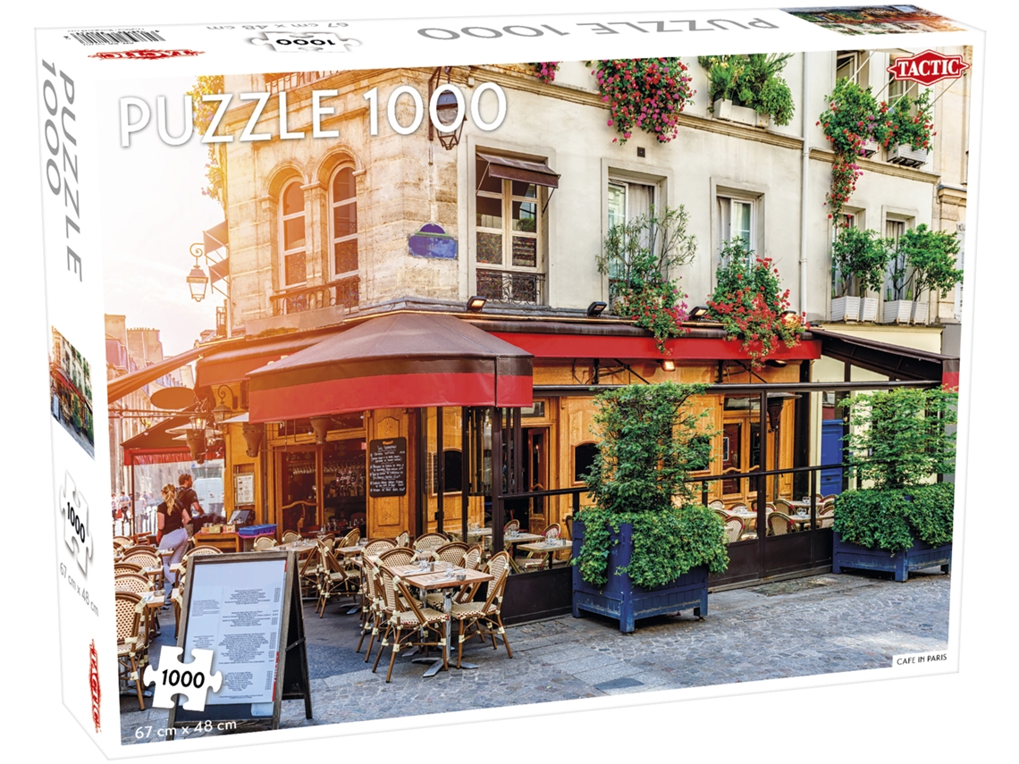 Puzzle TACTIC Cafe In Paris 1000 Pcs 1000 Peças Cidade