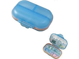 Porta Comprimidos Portátil E Resistente À Umidade Para Armazenamento Diário De Medicamentos Viagens. Aquaforge